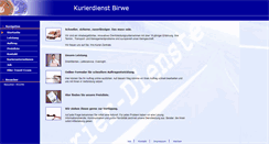 Desktop Screenshot of kurier-zentrale.de